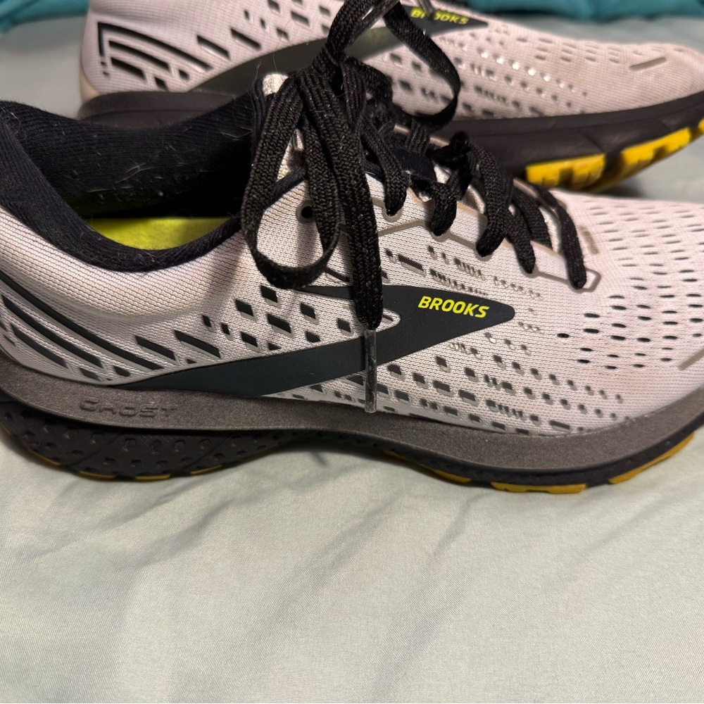 Brooks Black and White Athletic Shoes